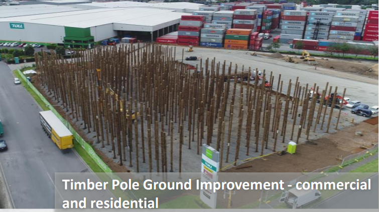 timber pole ground improvement